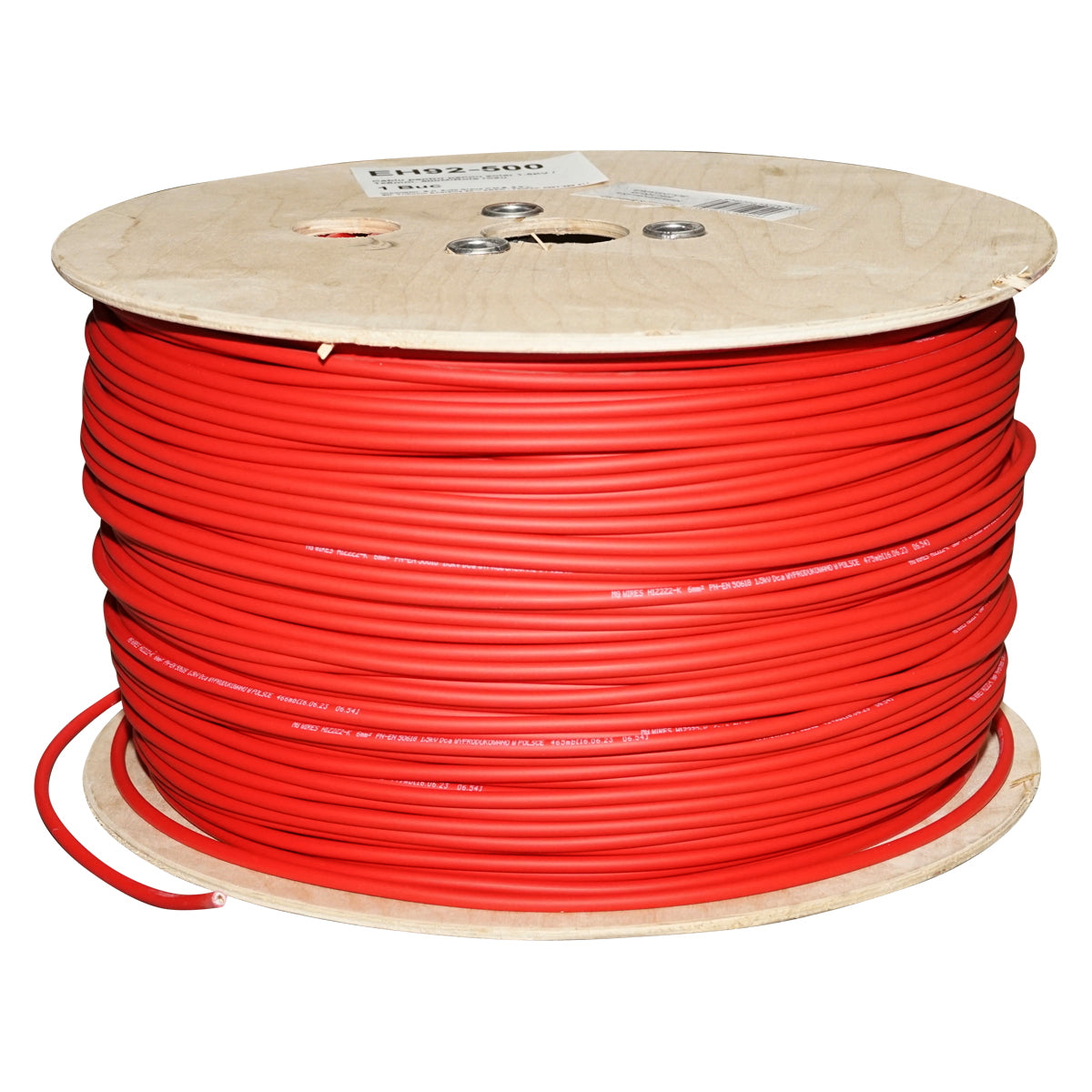 Solar panel cable roll 6mmx500m red 1.5KV, H1Z2Z2-K Breckner Germany
